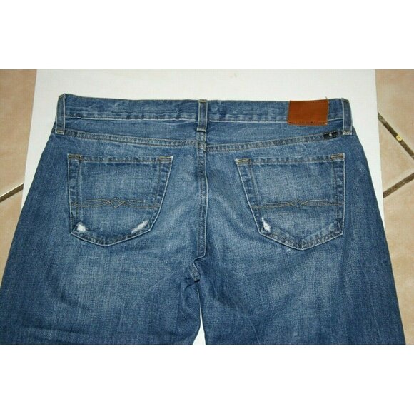 Lucky Brand jeans womens 6 Sienna Cigarette distressed 33 x 25 blue - Picture 5 of 11